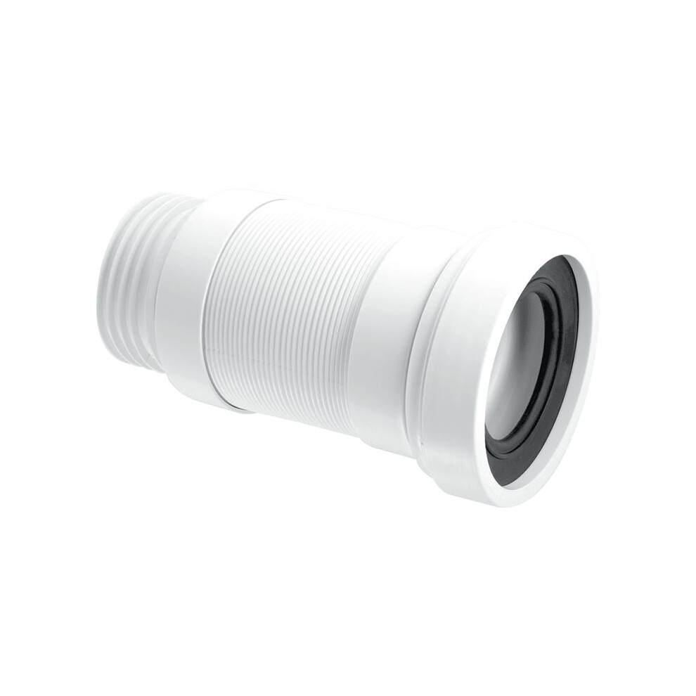 Mcalpine Wc-F26s Straight Flexible Wc Connector - 170/410Mm