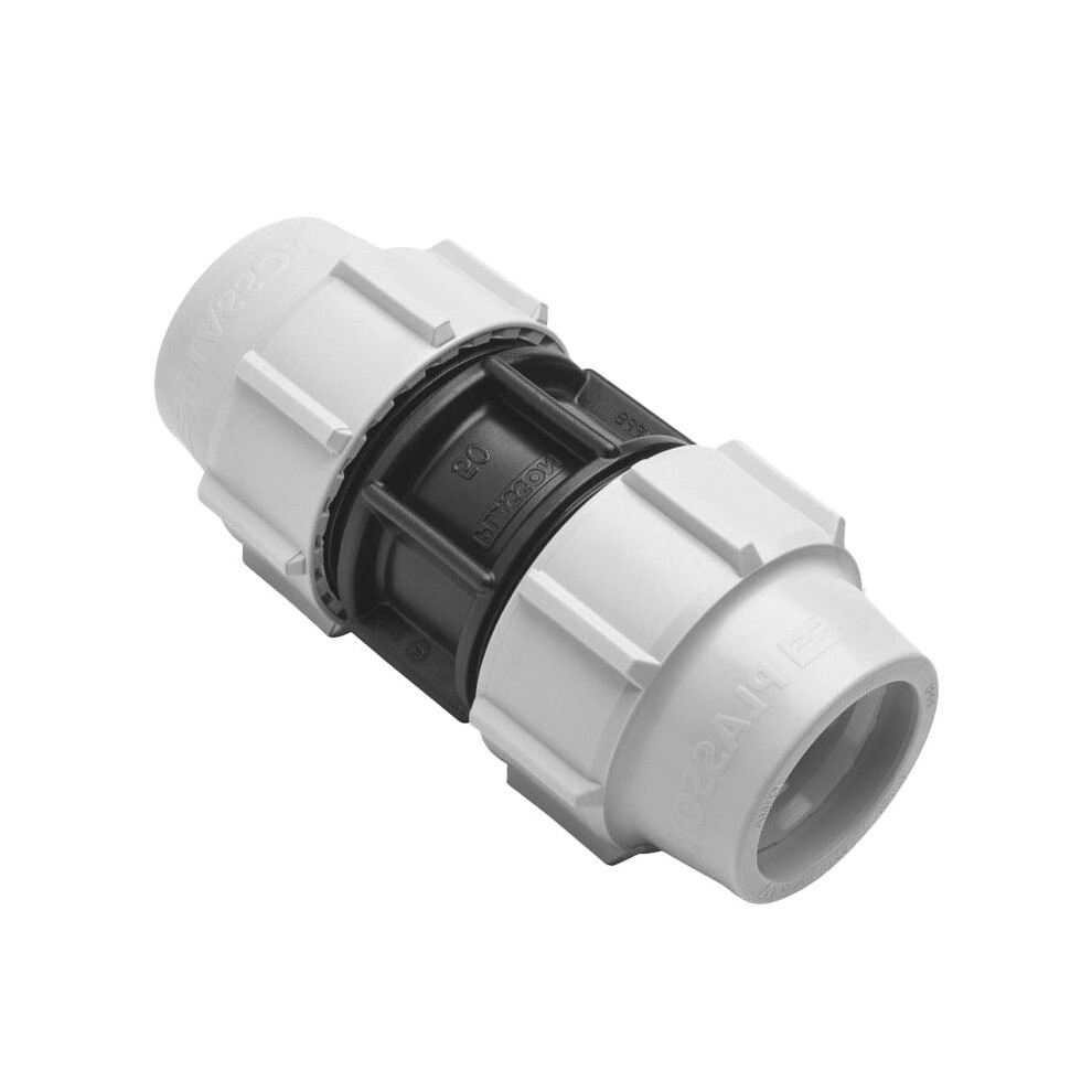 Plasson Compression Mdpe Straight Coupling - 50Mm 7296173050451