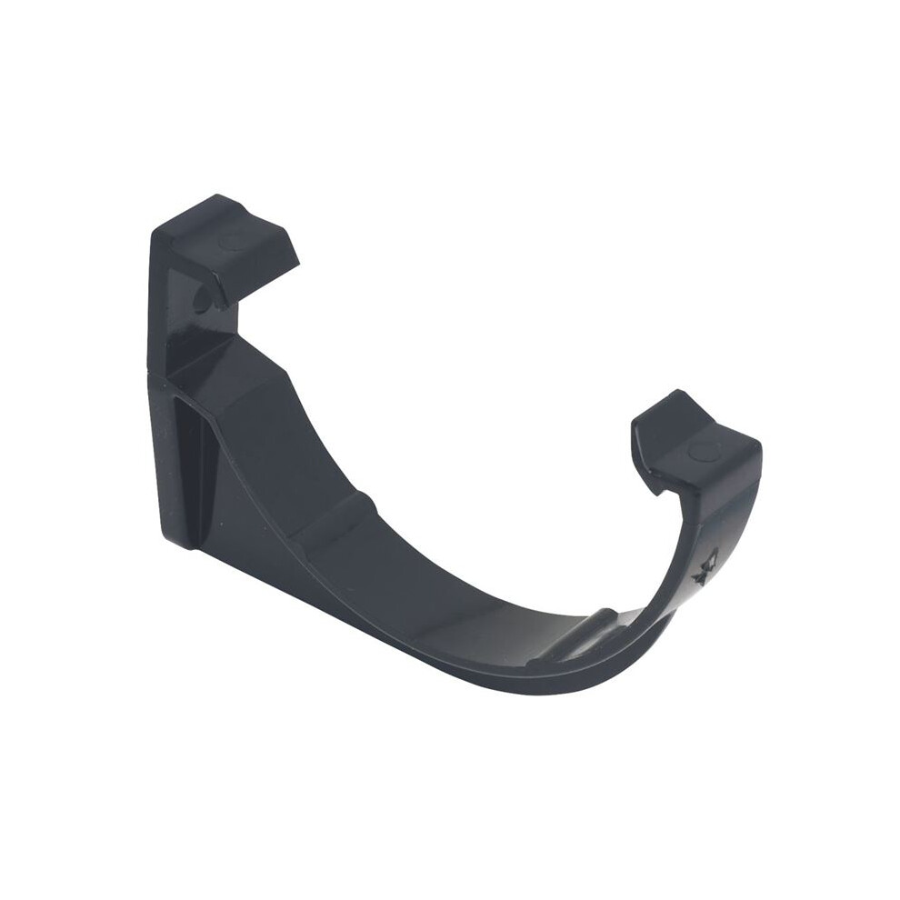 FloPlast Black Half Round Fascia Gutter Bracket - 112mm
