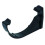 FloPlast Black Half Round Fascia Gutter Bracket - 112mm 2