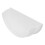 FloPlast White Half Round Gutter Internal Stop End - 112mm 3