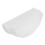 FloPlast White Half Round Gutter Internal Stop End - 112mm 1