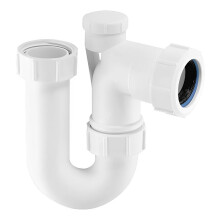 McAlpine SA10V Tubular Swivel Anti-Syphon P Trap - 32mm