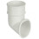 FloPlast White Round Gutter Pipe Shoe - 68mm 2