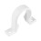 FloPlast White Pushfit Waste Pipe Clip - 40mm 3