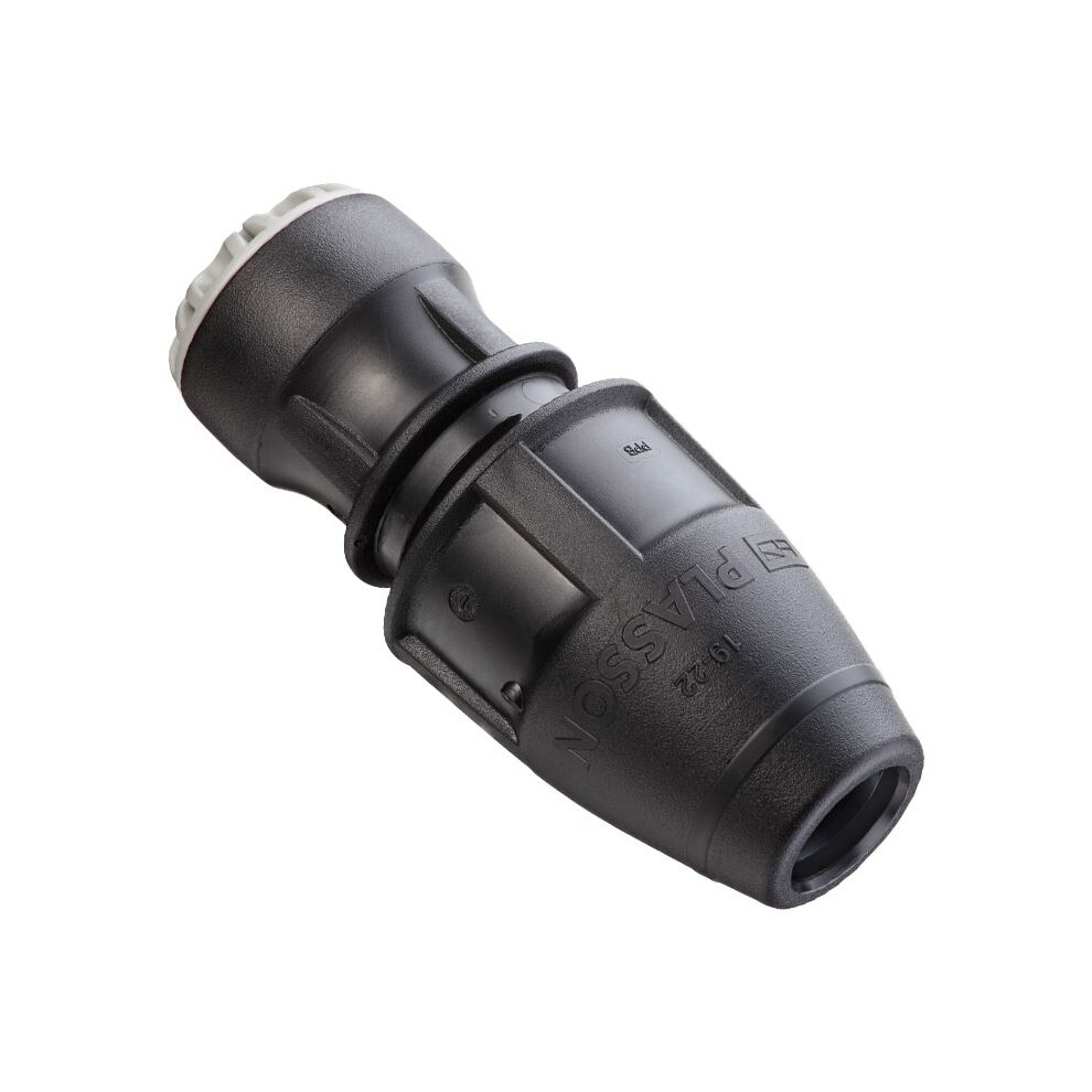 Plasson Compression Mdpe Push Fit Universal Adaptor - 25Mm X 14-18Mm 7296173433162