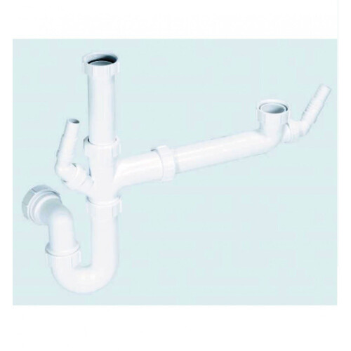 McAlpine McAlpine SK1A Bowl and Half Sink Kit - 40mm 1