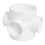 FloPlast White Soil Ring Seal Short Boss Pipe - 110mm 3