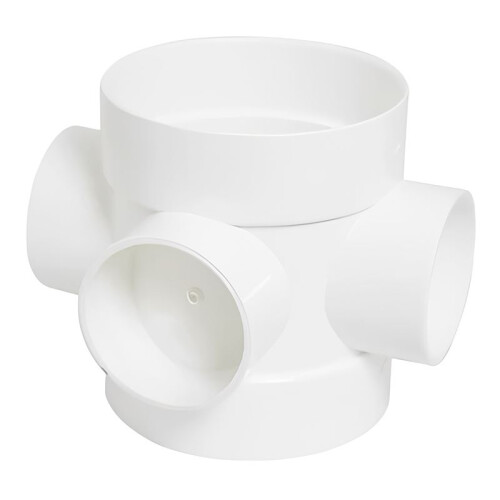 FloPlast White Soil Ring Seal Short Boss Pipe - 110mm 2