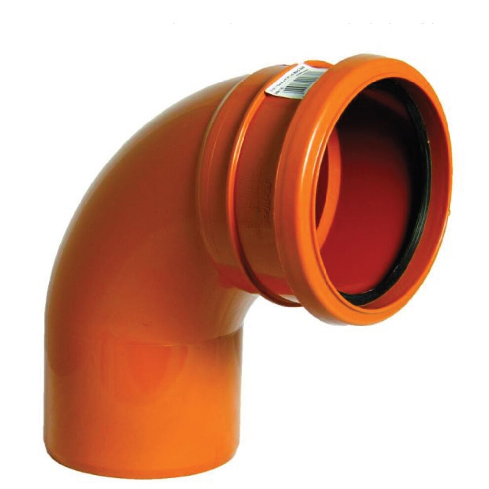 Floplast Underground Single Socket 87.5 Bend - 110Mm 5055149907111