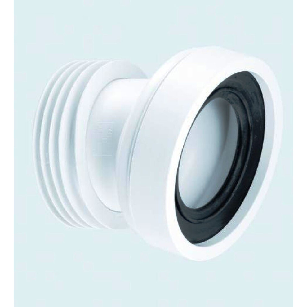 McAlpine WC-CON7A 14 Angle Rigid WC Connector - 110mm