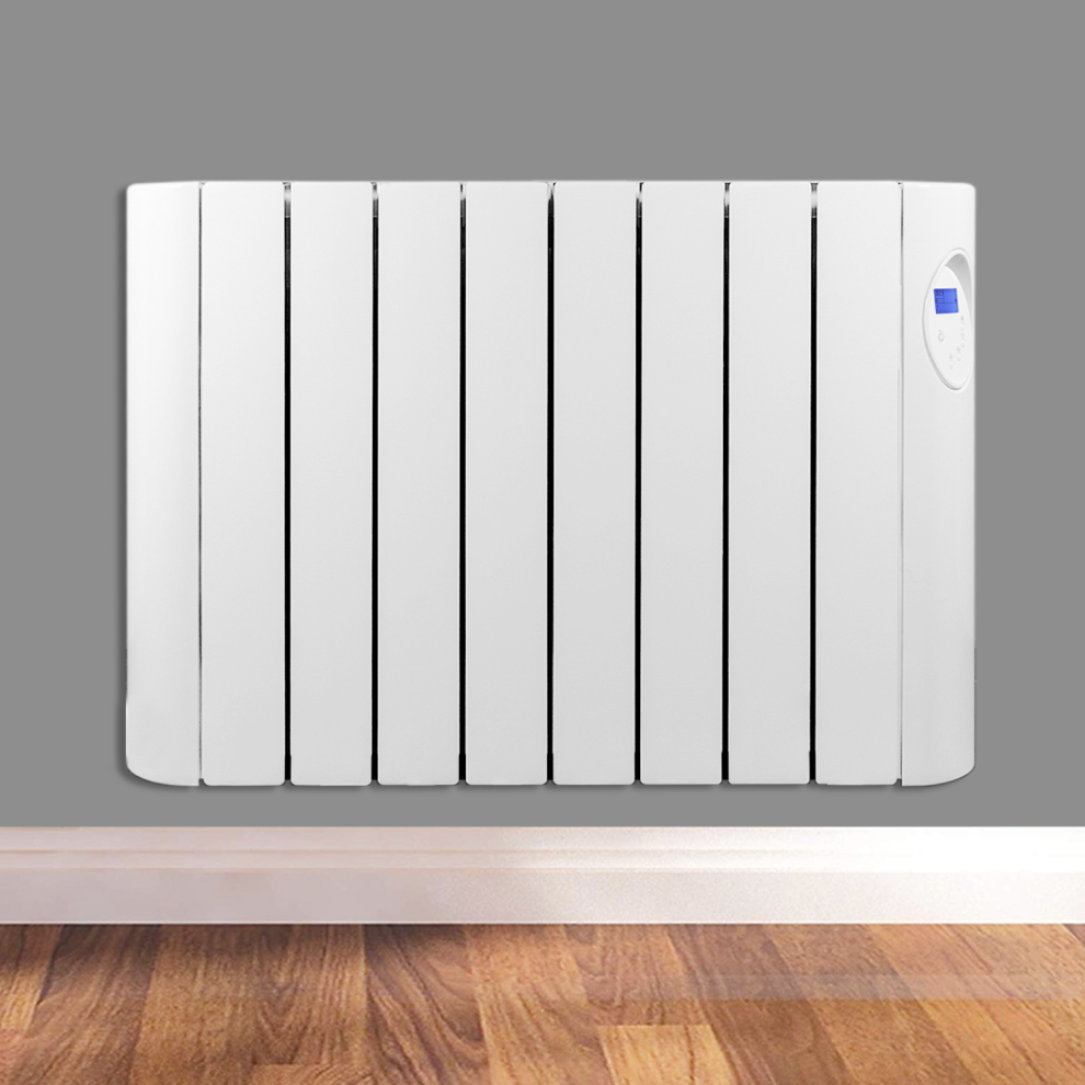 Futura Oil Filled Radiator Wall Mounted Electric Heater 1500W 247 Timer