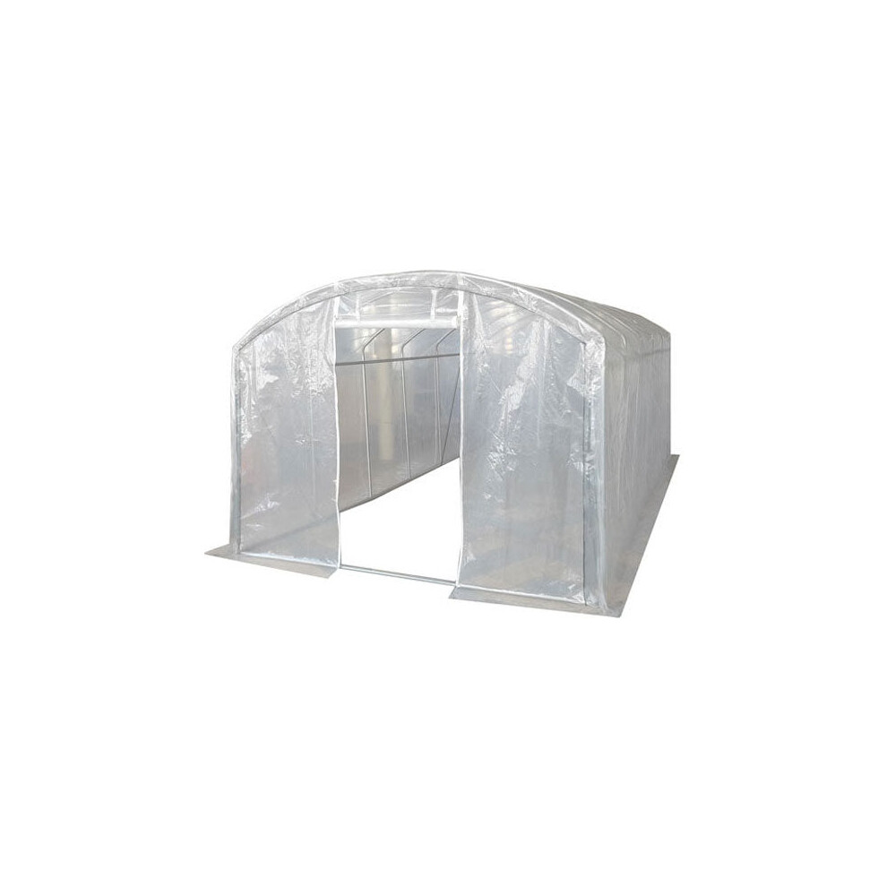 5m x 3m (17' x 10' approx) Extreme Clear Polythene Poly Tunnel