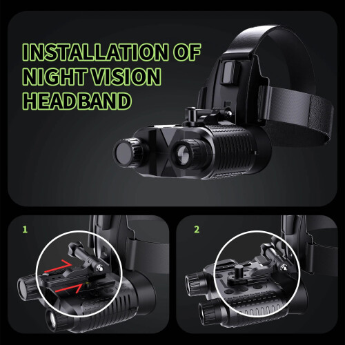 Infrared digital dual tube 2.7-inch screen night vision device 1