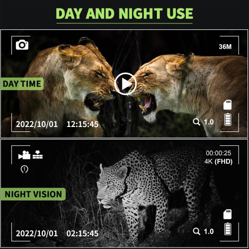 Infrared digital dual tube 2.7-inch screen night vision device 2