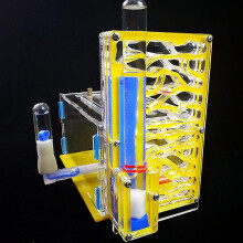 (yellow) Large Space Ant Nest Live Ants Ornamental Habitat Insect Studio Cage Pet Villa Acrylic City 3d-b1 Ant Dream Workshop Biology Class Toys