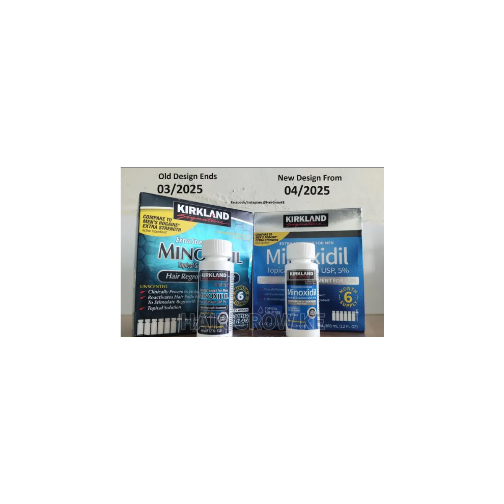 (1 month) Kirkland Minoxidil 5%, Mens Hair Loss Treatment New packaging1/3/6 Months supply