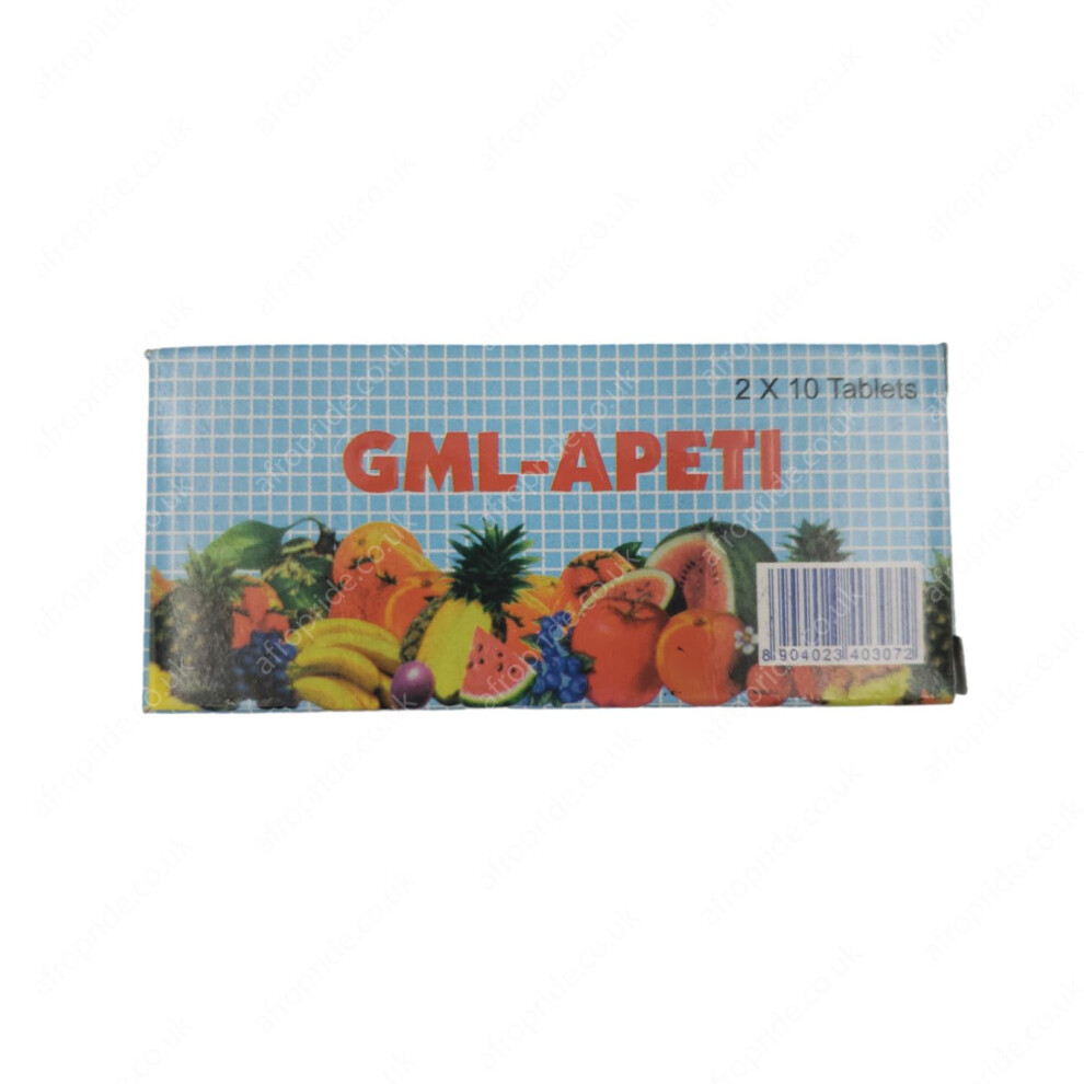 (1) GML-Apeti (2 x 10 Tablets)