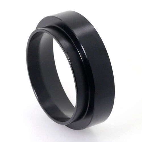 (58mm, A) Coffee Universal Dosing Ring Espresso Portafilter Dosing Funnel Ring Aluminum Coffee