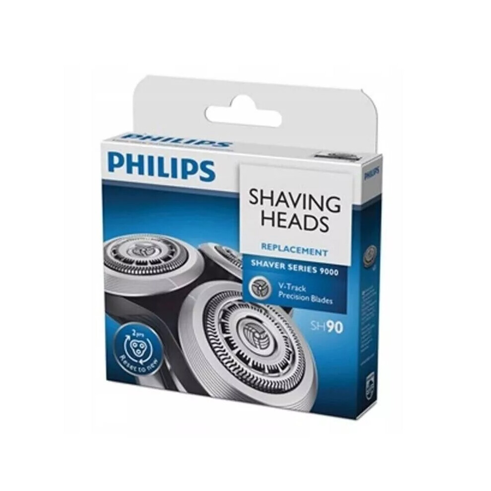 Genuine SH90 Replacement Heads Norelco Shavers Series 9000 ,3blades