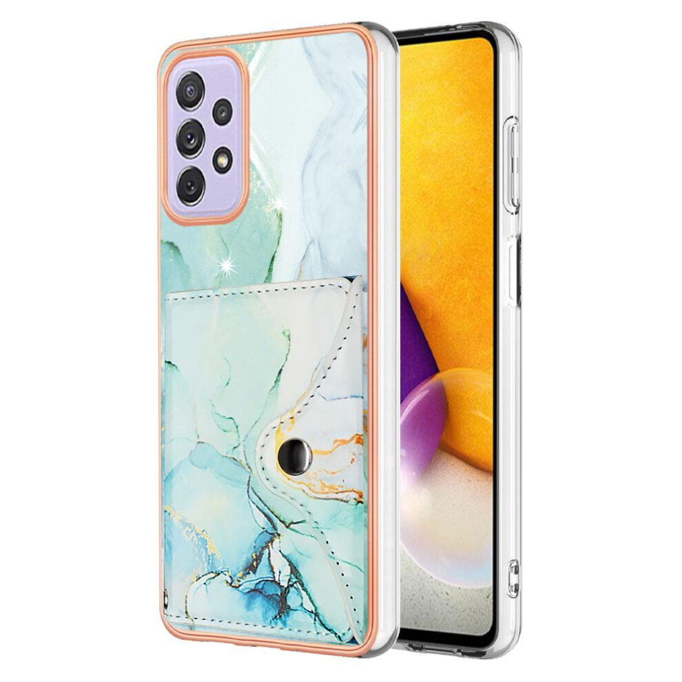 (Green) Case For Samsung Galaxy A23 4G/5G Slim Wallet Marble Soft Tpu Bumper Card Slots Green 764762749200