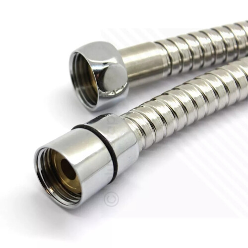 Shower Hose Replacement 2m Stainless Steel Fast Flow Pipe High Quality 1