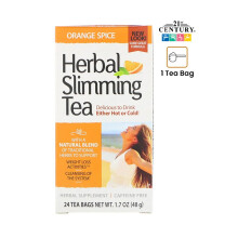 Herbal Slimming Orange Spice Tea Lose Weight Burn Diet Slim Fit Fast Detox 24 Tea Bags, 1.7 oz (48 g)