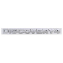 (Rear Matt Silver) 3d Abs Chrome Black Discovery 4 Logo Letters Car Trunk Emblem Badge Decal For Land Rover Discovery 4 Sticker Accessories
