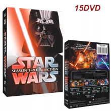 The Complete Saga Collection Star Wars : Season 1-9DVD 15-Disc Box Set