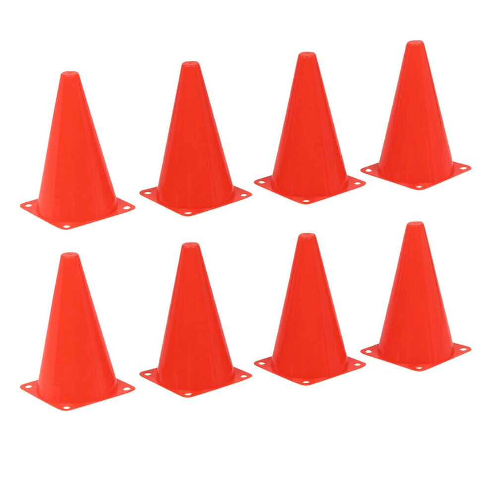 (8) 4/8/12 Pc Safety Training Cones Set Sports Football Running Construction Markers