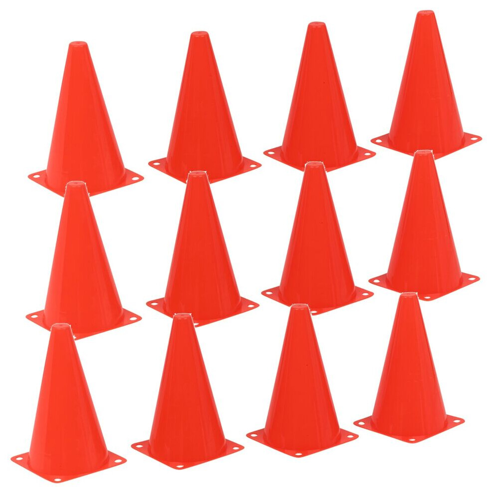 (12) 4/8/12 Pc Safety Training Cones Set Sports Football Running Construction Markers