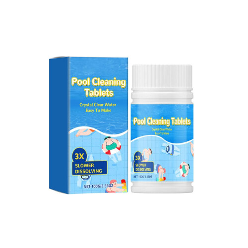 Cleaning Tablets For Swimming Pool Effervescent Long-Lasting Cleaner