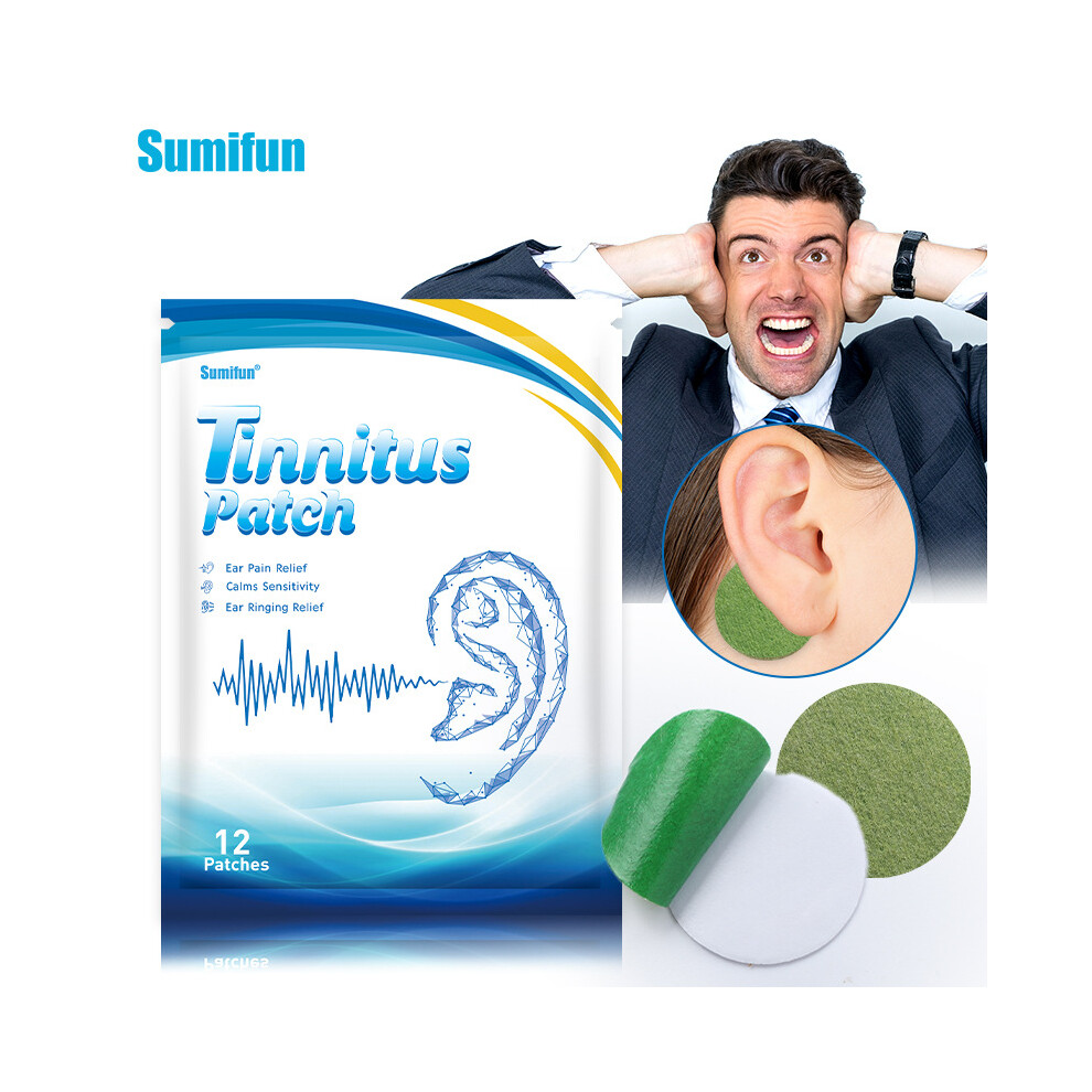Closkye 12Pcs Tinnitus Ear Care Invisible Ear Patches