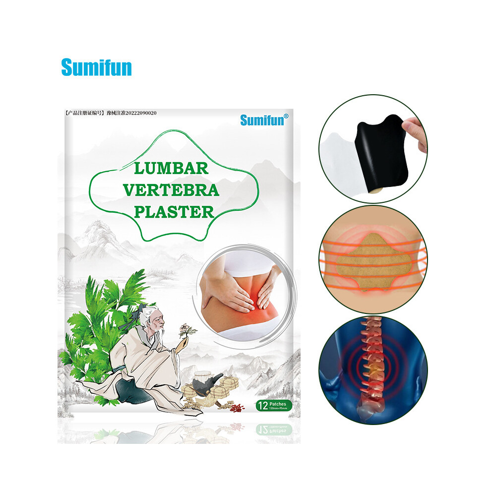 Closkye Wormwood Lumbar Patch Plaster 1 Pack/12 Pieces