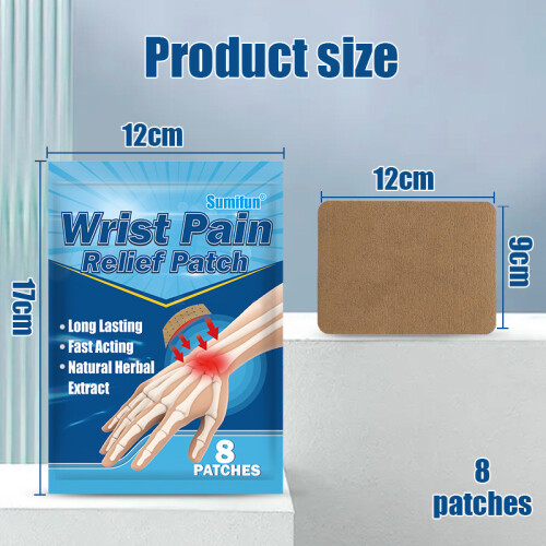Comfortable Wrist Patch Wrist Patch Elastic Fabric Breathable Medicinal Patch 2