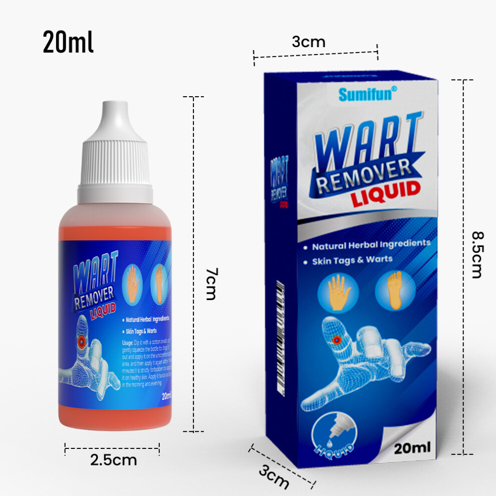 Closkye Wart Removal Liquid, Skin Care Liquid, Wart-Flattening Eye Cleanser