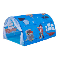 (blue) 2 In 1 Dome Fun Play House Portable Children's Indoor Tent With Sea World & Princess