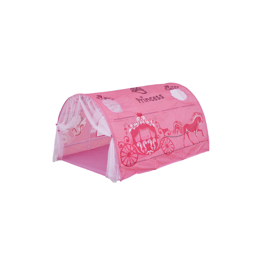 (pink) 2 In 1 Dome Fun Play House Portable Children's Indoor Tent With Sea World & Princess-image-OPC-PDVS7HJ-NEW