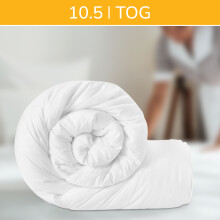 (10.5, Single- 135 cm x 200 cm Approx) Duvet Quilted Tog All Seasons Duvet &amp; Thick Down Duvet Hypo Allergy Quilt Tog 15, 13.5, 10, 4.5