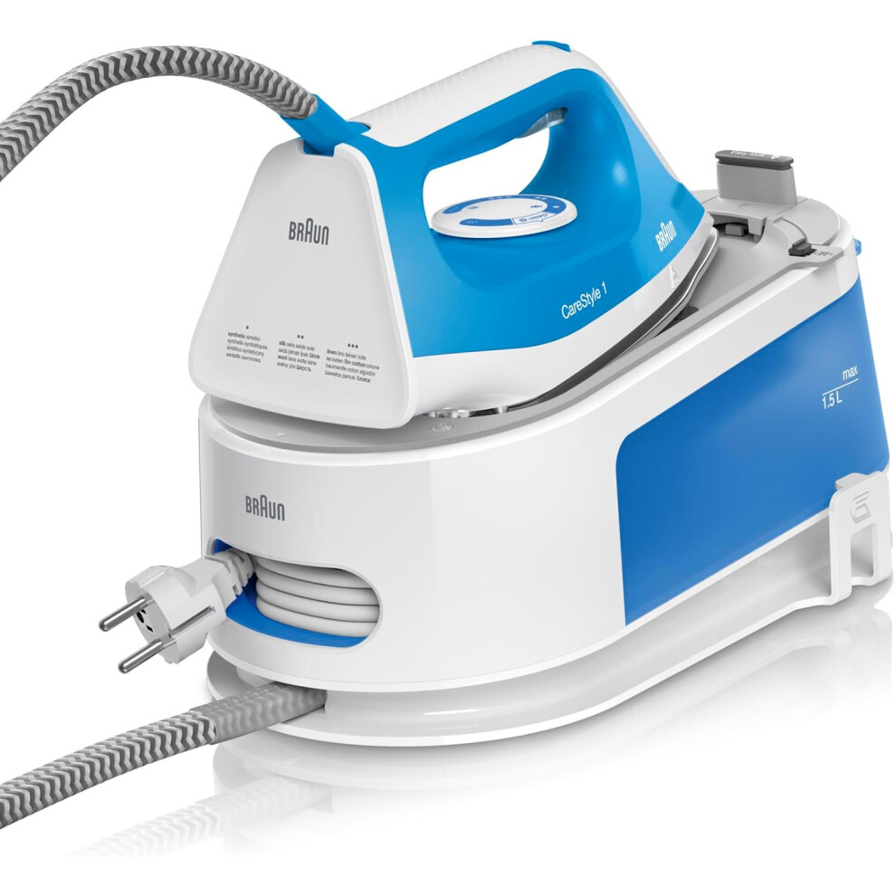 Braun CareStyle 1 Steam Generator Iron 2200W, 1.5L Tank, Blue IS1012BL