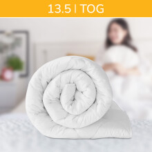 (13.5, Double- 200 cm x 200 cm Approx ) Duvet Quilted Tog All Seasons Duvet &amp; Thick Down Duvet Hypo Allergy Quilt Tog 15, 13.5, 10, 4.5