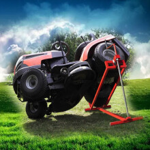Lawn Ride on Mower Lifter Telescopic Jack for Garden Tractor Lift Ramp