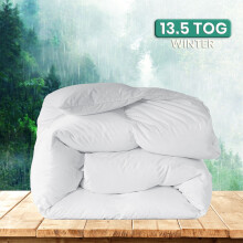 (13.5, Super King- 260 cm x  220 cm Approx) Duvet Quilted Tog All Seasons Duvet &amp; Thick Down Duvet Hypo Allergy Quilt Tog 15, 13.5, 10, 4.5
