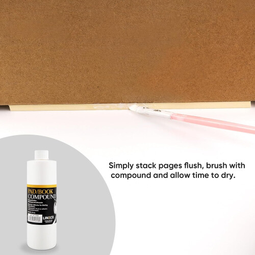 Lineco Glaze Padding Compound Book Binding Repair 340ml White 2