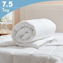 (7.5, Single- 135 cm x 200 cm Approx) Duvet Quilted Tog All Seasons Duvet & Thick Down Duvet Hypo Allergy Quilt Tog 15, 13.5, 10, 4.5