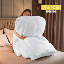 (7.5, Super King- 260 cm x 220 cm Approx) Duvet Quilted Tog All Seasons Duvet & Thick Down Duvet Hypo Allergy Quilt Tog 15, 13.5, 10, 4.5