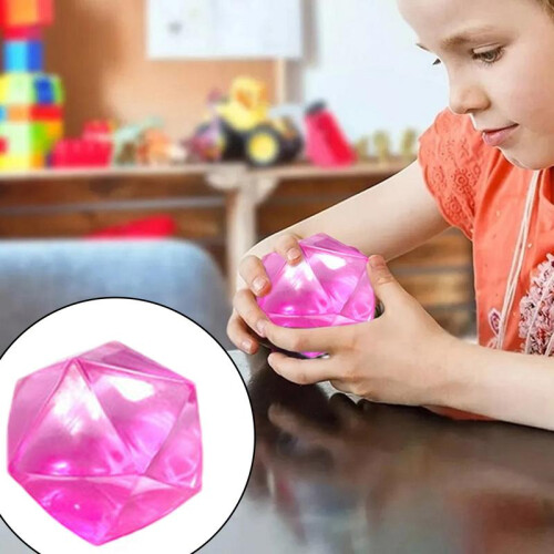 Fidget Toy Ice Block Stress Ball Cube Relief Squeeze For Kids Adults on ...