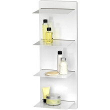 Croydex Meon White Open Front Storage Wall Mounted shelf Shelving Unit