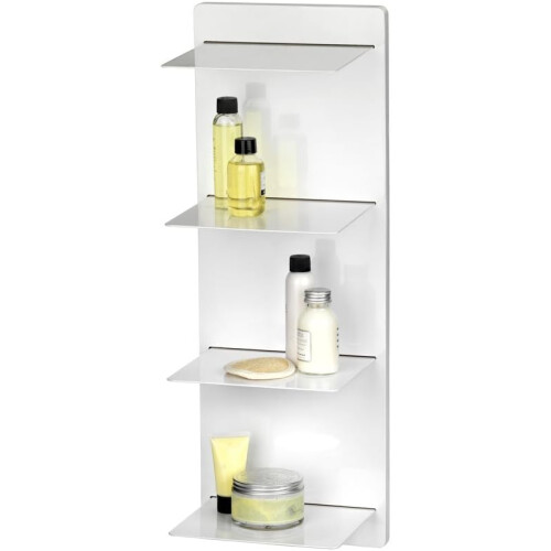 Croydex Croydex Meon White Open Front Storage Wall Mounted shelf Shelving Unit