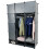 Gr8 Home Grey 15 Cube Wardrobe Portable Interlocking Plastic Organiser Cabinet 1